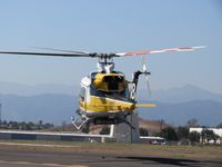 N18LA @ POC - air taxiing to taxiway Sierra for a westerly departure - by Helicopterfriend