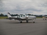 N436AT @ GWW - Overnite apron parking - by George Zimmerman