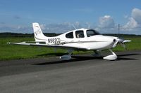 N982CD @ EGFP - Visiting Cirrus SR22. - by Roger Winser