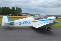 G-AYHX @ EGBR - The Real Aeroplane Club's Summer Madness Fly-In, Breighton - by Chris Hall