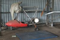 G-MJAZ @ EGFH - Resident Vector 610. De-registered on 12 April 2010. Previously registered PH-IJI to 20 January1988. Thanks to Paul Wilkinson for establishing the registration of the stored microlight. - by Roger Winser