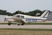 N56723 @ KOSH - Piper PA-28-140 - by Mark Pasqualino