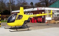 G-LAND @ EGLD - Ex: G-LAND > ES-HPK in April 2003 - Originally owned to, Charter Group plc in April 1987 and owned to Heli-Air Ltd since March 2003 as G-LAND. - by Clive Glaister