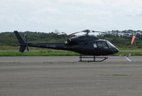 G-VGMC @ EGFH - Visiting Ecureuil II operated by Cheshire Helicopters. - by Roger Winser