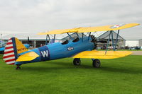 N4712V @ EGBK - 1949 Boeing E75, c/n: 75-5094 at 2012 Sywell Airshow - by Terry Fletcher