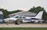 N7345R @ KOSH - Beech B55 - by Mark Pasqualino