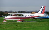 G-HUBB @ EGLD - Ex: SE-GXL > OY-BJH > G-HUBB - Originally owned to, Hubbardair Ltd in May 1983 and currently with, G-HUBB Ltd since September 1989.