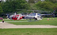 G-TOLY @ EGLD - Ex: G-NSHR > G-TOLY - Originally owned to, Gnashair Ltd in May 1998 as G-NSHR (acronym). Then owned to, Tolley in February 2001 as G-TOLY (another acronym) and currently with, Helicopter Services Ltd since January 2004.