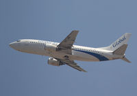 A6-JMK @ OMDB - Global Jet Boeing 737 - by Thomas Ranner
