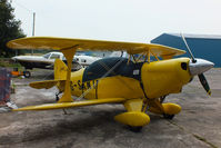 G-SKNT @ EGBS - at Shobdon Airfield, Herefordshire - by Chris Hall