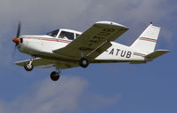 G-ATUB @ EGSH - Arriving at EGSH.