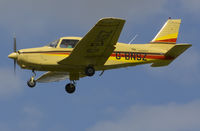 G-BNSZ @ EGSH - Arriving at EGSH.