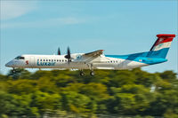 LX-LGA @ ELLX - DHC-8-402Q - by Jerzy Maciaszek