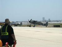 N190RF @ CMA - 1944 Focke Wulf Fw 190A-9, BMW 801 series radial 1,973 Hp, on the airshow flight line - by Doug Robertson