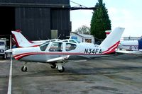 N34FA @ EGTR - Socata TB-20 Trinidad [866] Elstree~G 10/11/2004 - by Ray Barber