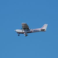 N80643 @ KSBA - Departing over Goleta beach on May 5, 2012.
