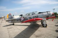 N747JE @ KYIP - AT-6 Tuskeegee Airmen