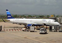 N216JB @ TJSJ - Blue Gateways awaits its flight back to the US mainland at SJU. - by Daniel L. Berek
