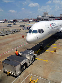 N613DL @ KATL - Push back ATL - by Ronald Barker