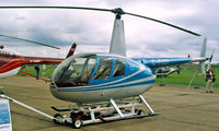 G-FODI @ EGSU - Robinson R-44 Astro [0513] Duxford ~G 27/09/2001