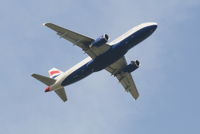 G-EUUS @ EBBR - Flight BA393 is climbing from RWY 07R - by Daniel Vanderauwera