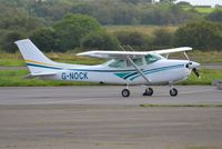 G-NOCK @ EGFH - Visiting Reims/Cessna Skylane RG. - by Roger Winser