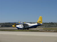 N44HQ @ CMA - 1950 Grumman HU-16B ALBATROSS 'Row 44', two Wright R-1820-76A 1,425 Hp each, taxi - by Doug Robertson