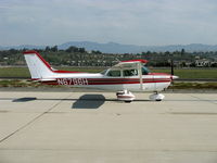 N6796H @ CMA - 1975 Cessna 172M SKYHAWK II, Lycoming O-320-E2D 150 Hp, taxi - by Doug Robertson