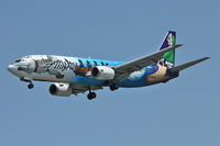 N705AS @ CYVR - Alaska 's 1998 Boeing 737-490, c/n: 29318 - by Terry Fletcher