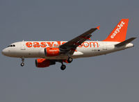G-EZFY @ LEBL - Landing rwy 25R - by Shunn311