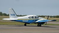 N99SP @ KAXN - Piper PA-23-250 Aztec taxiing out for departure.
