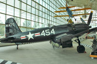 N4324 @ BFI - 1970 Goodyear FG1, c/n: 6163 ex Bu88454 in Seattle Museum of Flight - by Terry Fletcher
