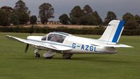 G-AZGL @ EGTH - 1. G-AZGL departing Shuttleworth Pagent Air Display, Sept. 2012.