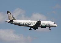 N206FR @ MCO - Alberta and Clipper Polar Bears Frontier A320 - by Florida Metal