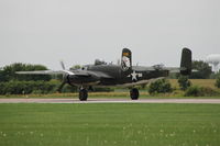N345TH @ KDVN - Taxiing out for flying demonstration.  Quad Cities Air Show.