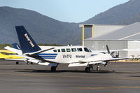 VH-TFU @ YBCS - Hinterland Air Cessna  404 - by Thomas Ranner