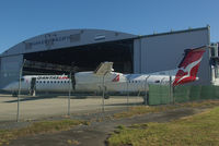 VH-QON @ YBCS - QantasLink DHC 8 - by Thomas Ranner