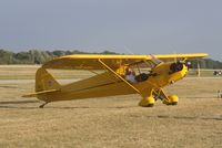 N7424H @ KOSH - Piper J3C-65 - by Mark Pasqualino
