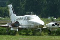 C-FETL @ CYNJ - 1967 Cessna 421, c/n: 421-0004 WFU at Langley BC - by Terry Fletcher