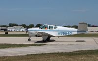 N5584D @ KOSH - Beech H35