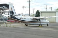 N512JD @ BFI - 1966 Aero Commander 680T, c/n: 1584-36 - by Terry Fletcher