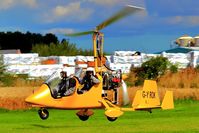 G-YROK @ EGBR - Unusual but very welcome visitor - by glider