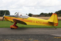 G-AZYS @ EGBR - Scintex CP-301C-1 Emeraude at The Real Aeroplane Club's Wings & Wheels weekend, Breighton Airfield, September 2012. - by Malcolm Clarke