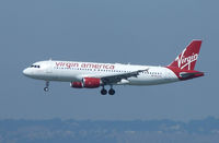 N633VA @ SFO - Landing at San Francisco. - by Bill Larkins