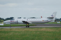 D-CPSW @ EIDW - Lined up for departure off Rwy 28 at Dublin.