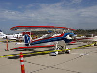 N6220L @ CMA - 1976 Great Lakes 2T-1A-2 SPORT TRAINER, Lycoming AEIO-360 180 Hp inverted systems, fully aerobatic with four ailerons-quick roll rate. This model back in production by Waco Classic Aircraft.. - by Doug Robertson