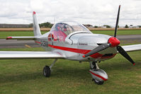 G-CENW @ EGBR - Aerotechnik EV-97 Eurostar at The Real Aeroplane Club's Wings & Wheels weekend, Breighton Airfield, September 2012. - by Malcolm Clarke