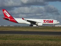 PT-MVV @ LFPG - PT-MVV had landed on runway 27R. Next to come was docking at landmark but unloved Terminal 1.