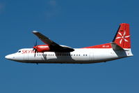 SE-LIO @ ESMX - Fokker 50 of Skyways just after take off from Småland Airport,Växjö, Sweden - by Henk van Capelle