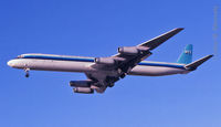 N784AL @ KPHX - ATI DC-8 about to land at PHX in July 1997. - by John Meneely